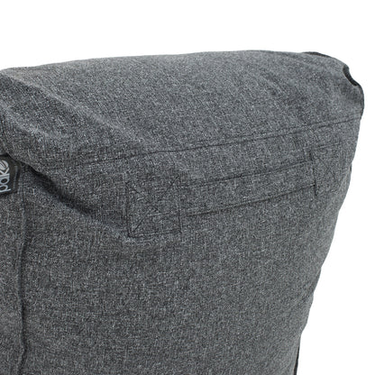 Lara  pakoworld bean bag-lounger fabric in gray color