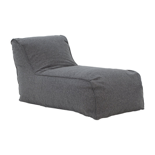 Lara  pakoworld bean bag-lounger fabric in gray color