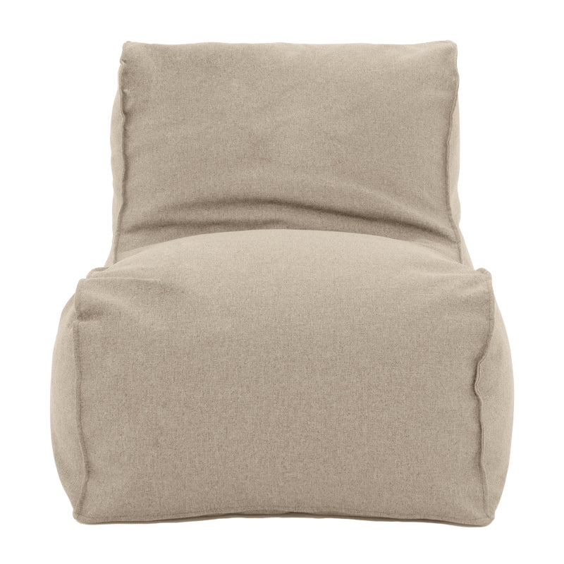 Lara pakoworld bean bag-lounger fabric in beige color