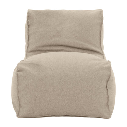 Lara pakoworld bean bag-lounger fabric in beige color
