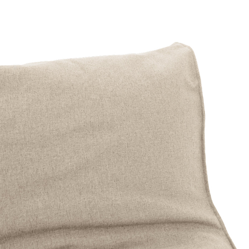Lara pakoworld bean bag-lounger fabric in beige color