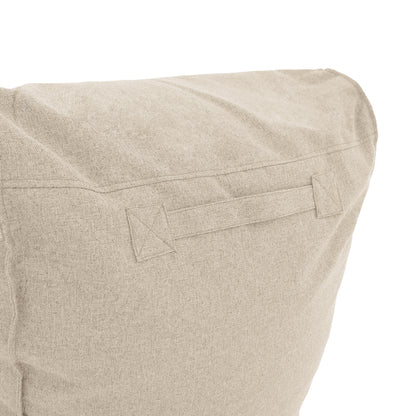 Lara pakoworld bean bag-lounger fabric in beige color