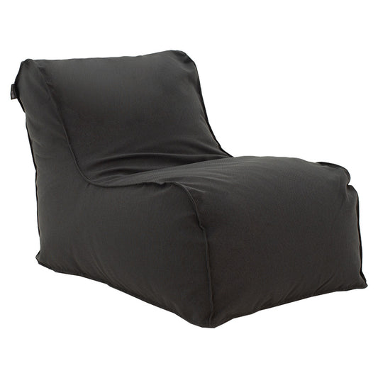 Lara pakoworld bean bag-lounger fabric in dark grey color