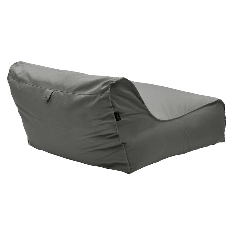 Leandro pakoworld waterproof bean bag-lounger in dark grey color