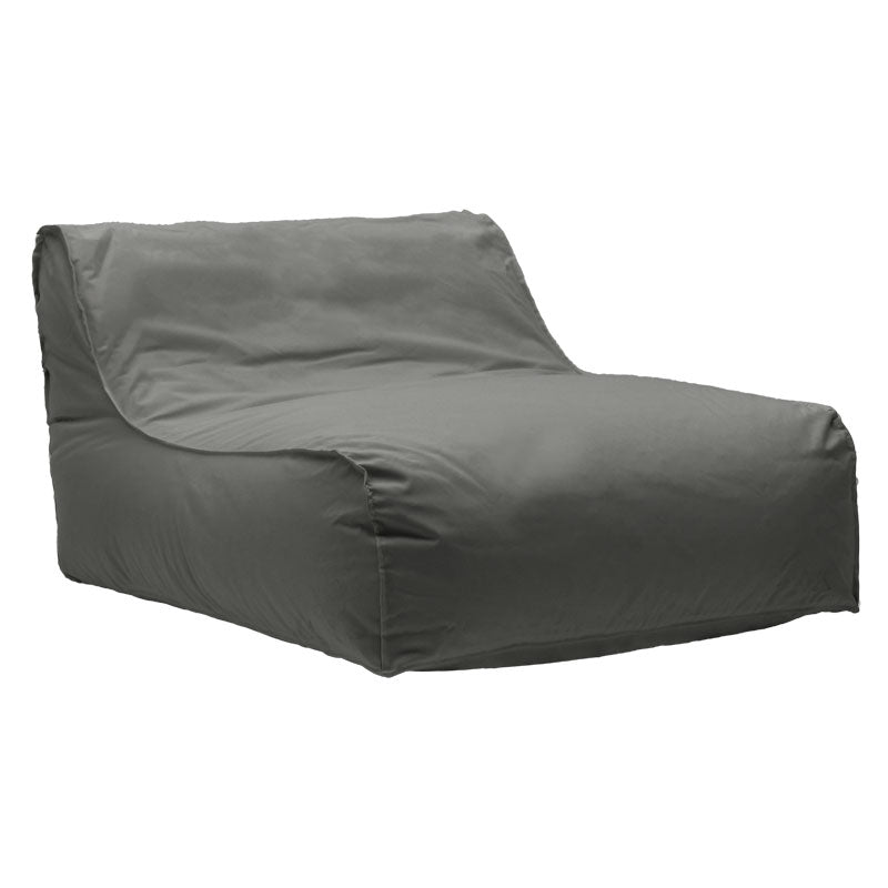 Leandro pakoworld waterproof bean bag-lounger in dark grey color