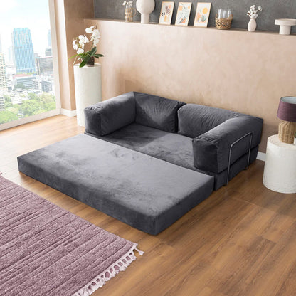 2-seater Perdian pakoworld fabric in grey color