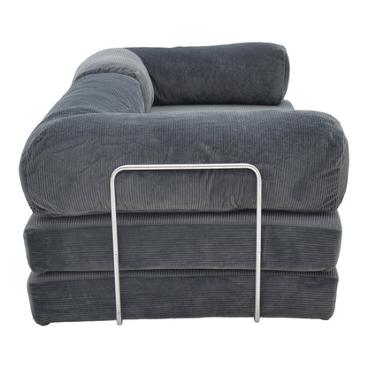2-seater Perdian pakoworld fabric in grey color