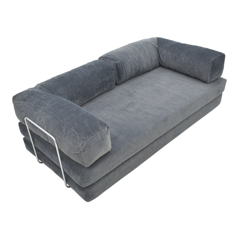 2-seater Perdian pakoworld fabric in grey color