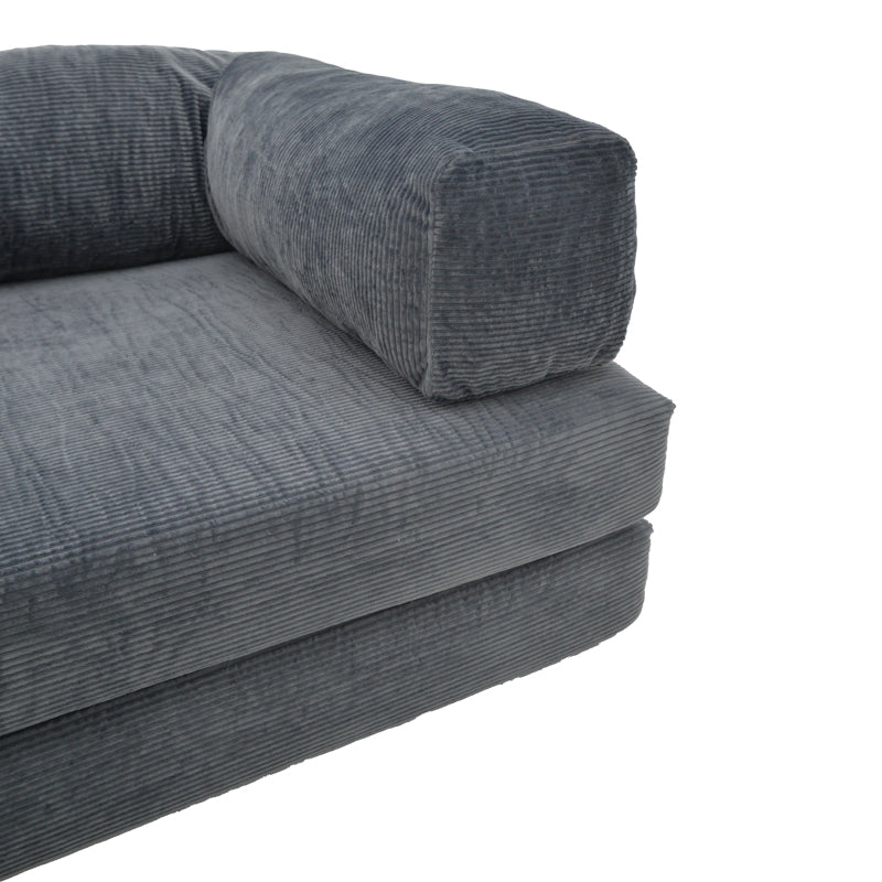 2-seater Perdian pakoworld fabric in grey color
