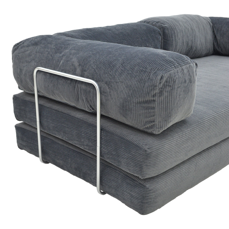 2-seater Perdian pakoworld fabric in grey color