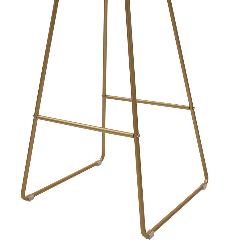 Seth pakoworld bar stool golden metal wire with white pvc cushion