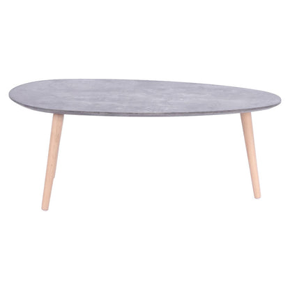 Coffee table HAMILTON pakoworld grey cement-natural 89x48x33cm