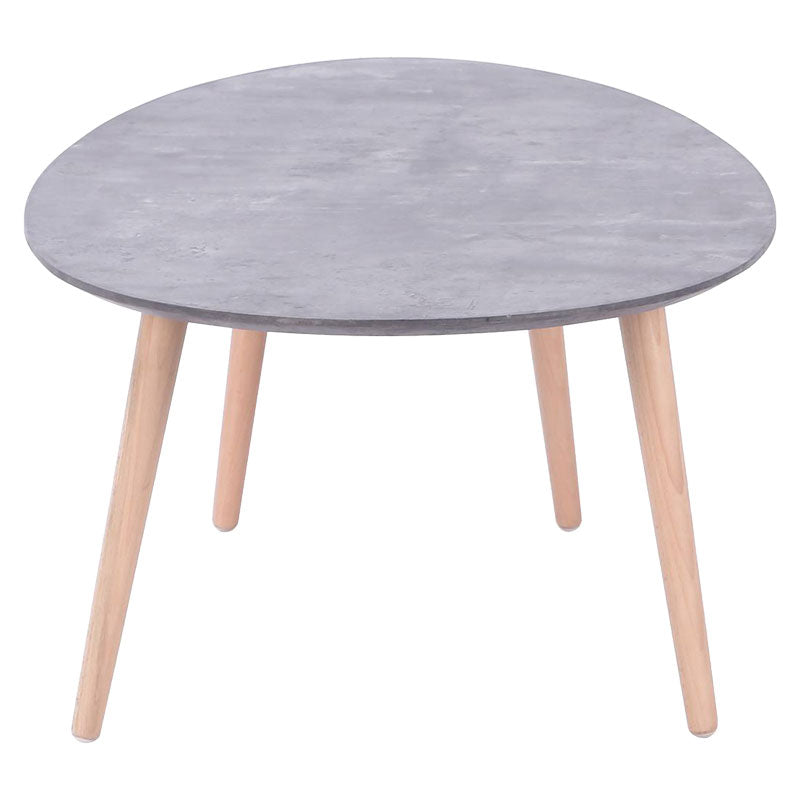 Coffee table HAMILTON pakoworld grey cement-natural  98x60x38cm