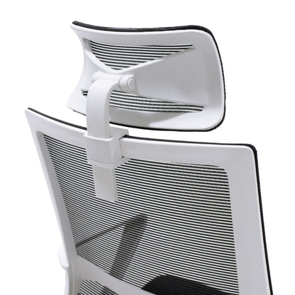 Office chair manager Batman pakoworld mesh black mesh - white frame
