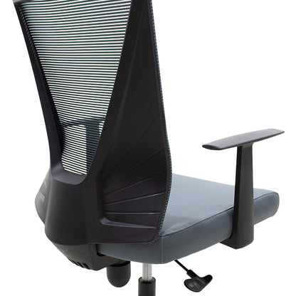 Office chair manager Ghost pakoworld mesh black - grey mesh