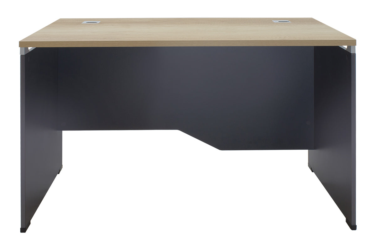 Manager table Lotus pakoworld in oak-dark grey 120x80x75cm