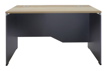 Manager table Lotus pakoworld in oak-dark grey 120x80x75cm