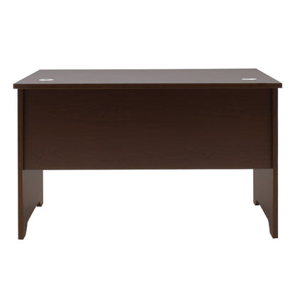 Office table without mobile drawer Amazon pakoworld walnut 120x75x75cm