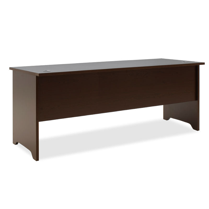 Commerical desk Amazon pakoworld walnut 180x75x75cm