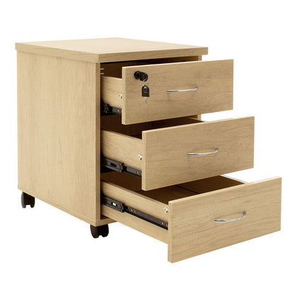 Mobile drawer Amazon pakoworld sonoma 39x47x52,5cm