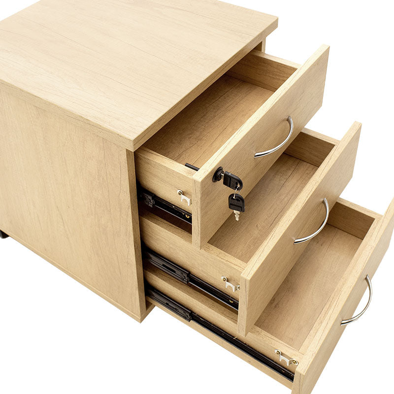 Mobile drawer Amazon pakoworld sonoma 39x47x52,5cm