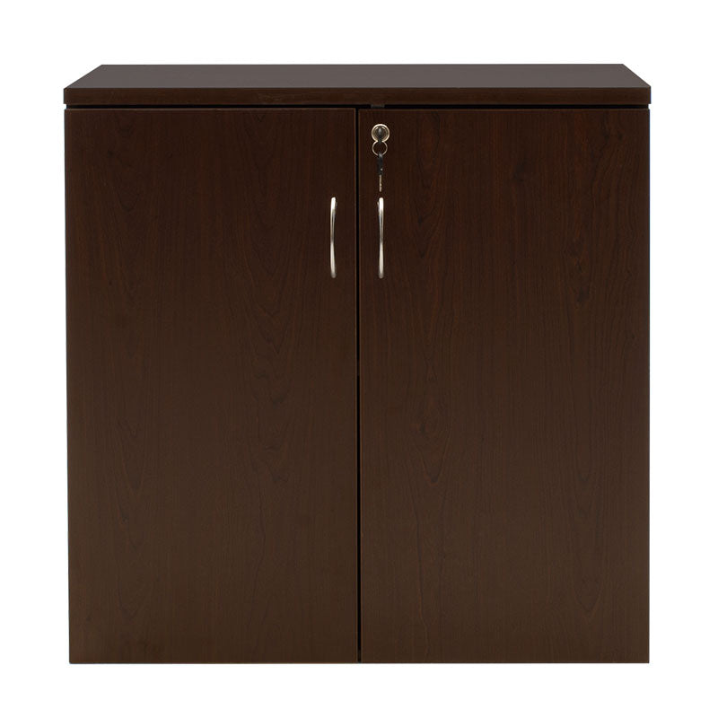 Low cabinet Amazon pakoworld walnut 80x40x80cm