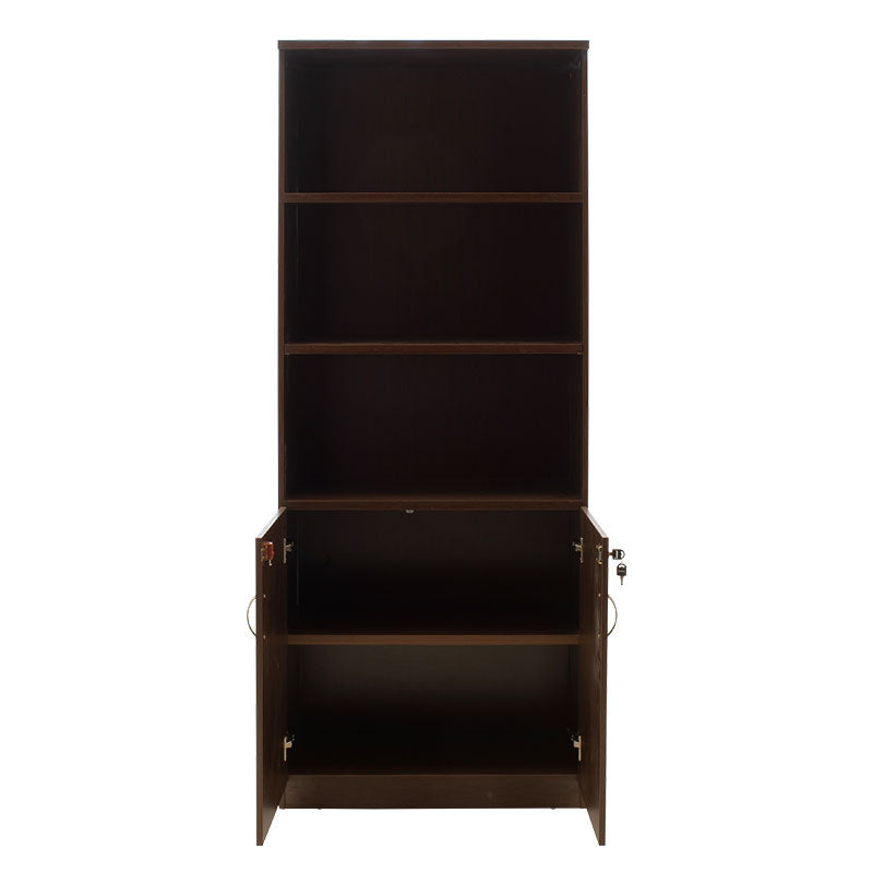 Bookcase Amazon pakoworld walnut 80x40x200cm