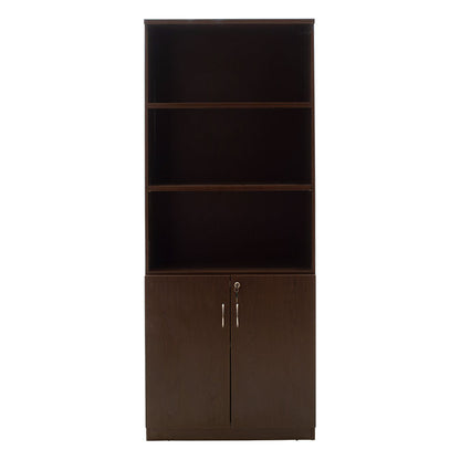 Bookcase Amazon pakoworld walnut 80x40x200cm