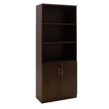 Bookcase Amazon pakoworld walnut 80x40x200cm