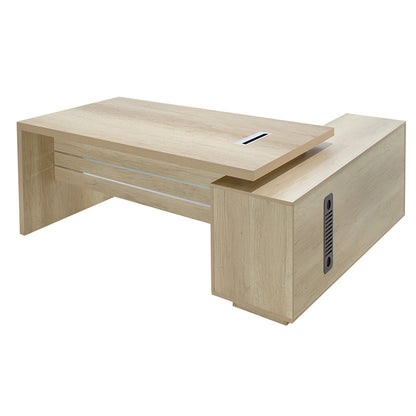 Commerical L shaped corner desk Minimal pakoworld 200x170x75cm