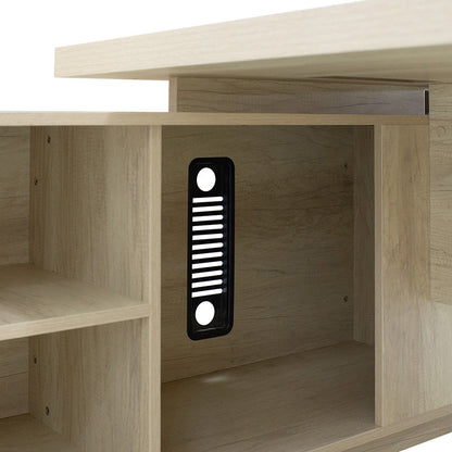 Commerical L shaped corner desk Minimal pakoworld 200x170x75cm