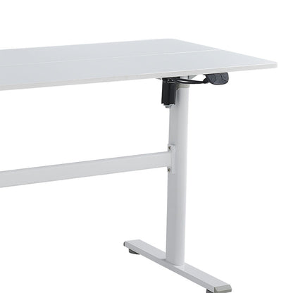 Height adjustable work desk Karla white 120x60x72/115cm