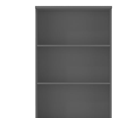 Bookcase professional Denith pakoworld dark grey 80x40x200cm