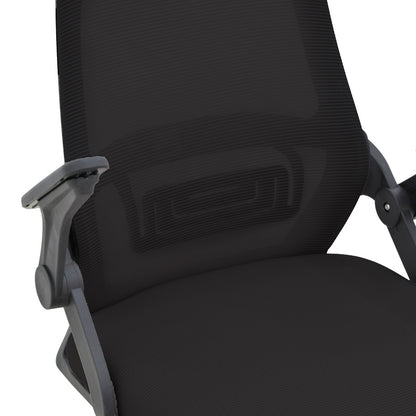 Office chair Reji fabric mesh black 58x60x89-99cm