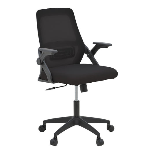 Office chair Reji fabric mesh black 58x60x89-99cm