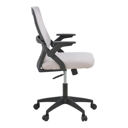 Office chair Reji fabric mesh grey-beige and black frame 58x60x89-99cm