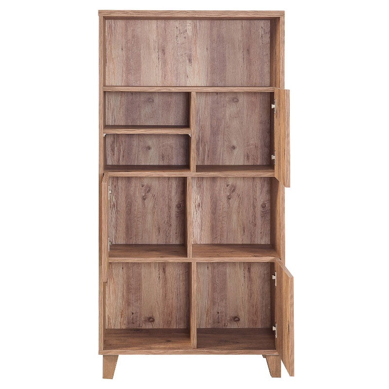 Bookcase PWF-0181-7 in Atlantic pine color 80x36x155cm