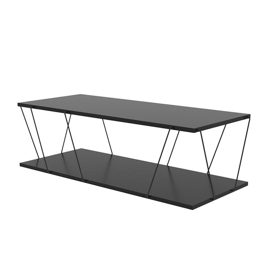 Coffee table Tars pakoworld black anthracite 120x50x30cm