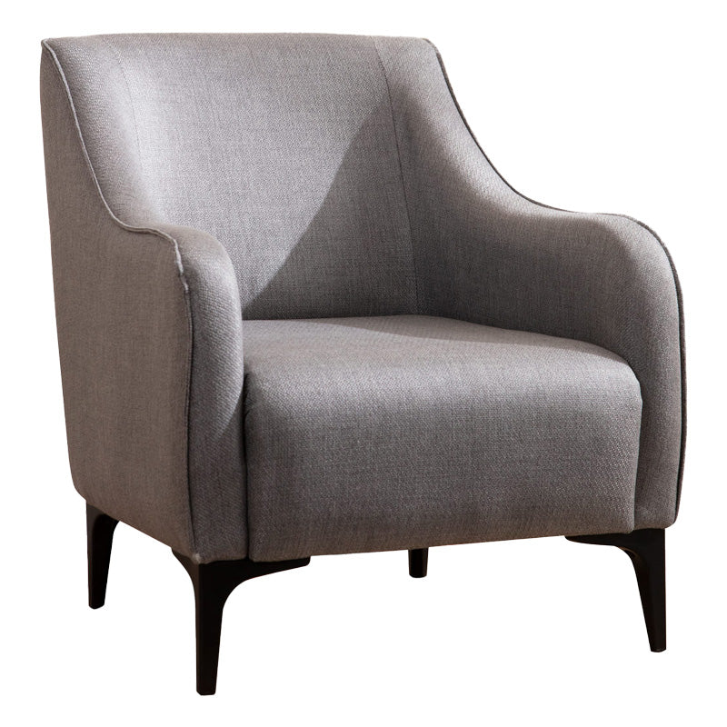 Armchair PWF-0565 pakoworld fabric gray 94x77x87cm