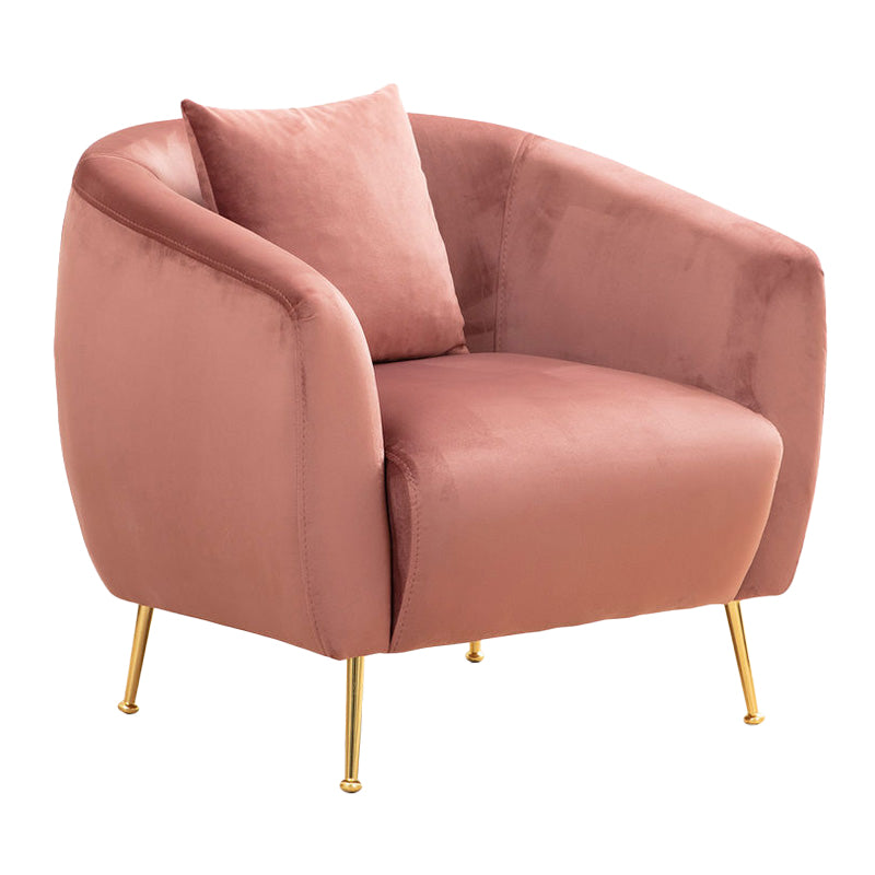 Armchair PWF-0574 pakoworld fabric pink 70x82x82cm