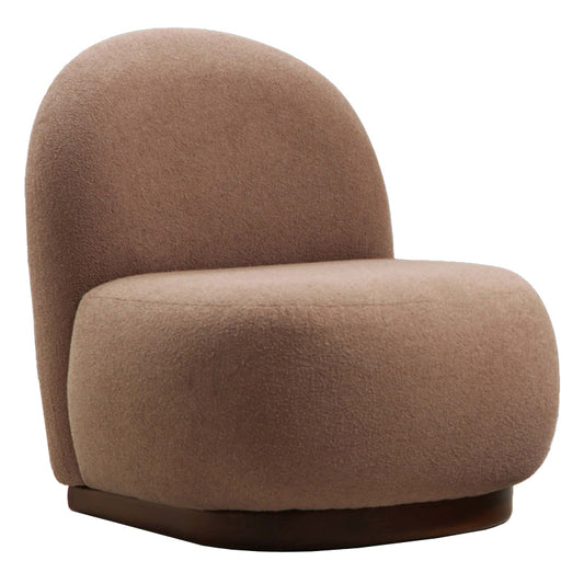 Armchair PWF-0564 pakoworld fabric mocha 74x85x75cm