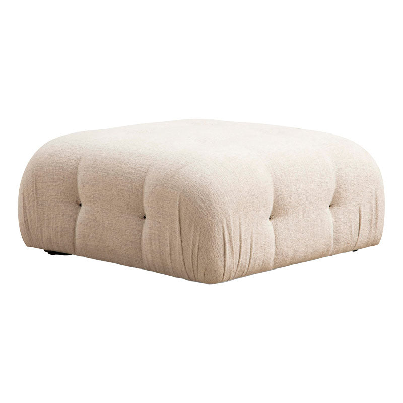 Polymorphic sofa Divine with fabric in cream color 288/190x75cm