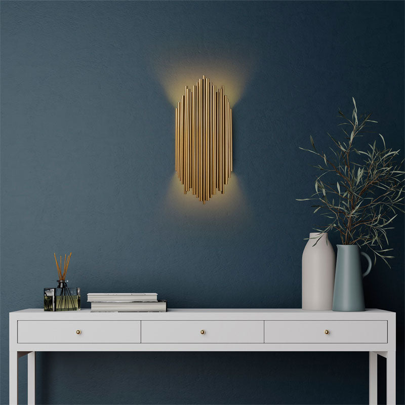 Wall lamp - sconce PWL-1209 pakoworld E14 gold 18x8x0cm