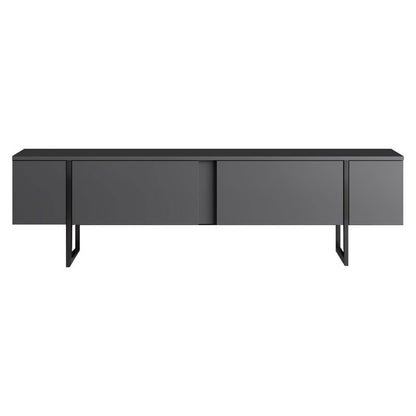 TV stand PWF-0626 pakoworld anthracite-black color 180x30x50cm