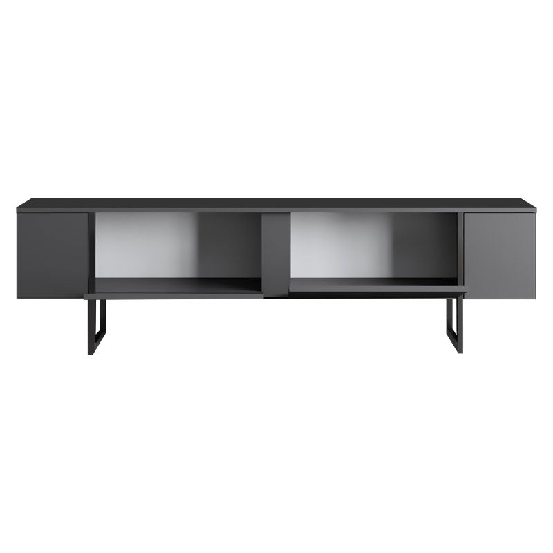 TV stand PWF-0626 pakoworld anthracite-black color 180x30x50cm