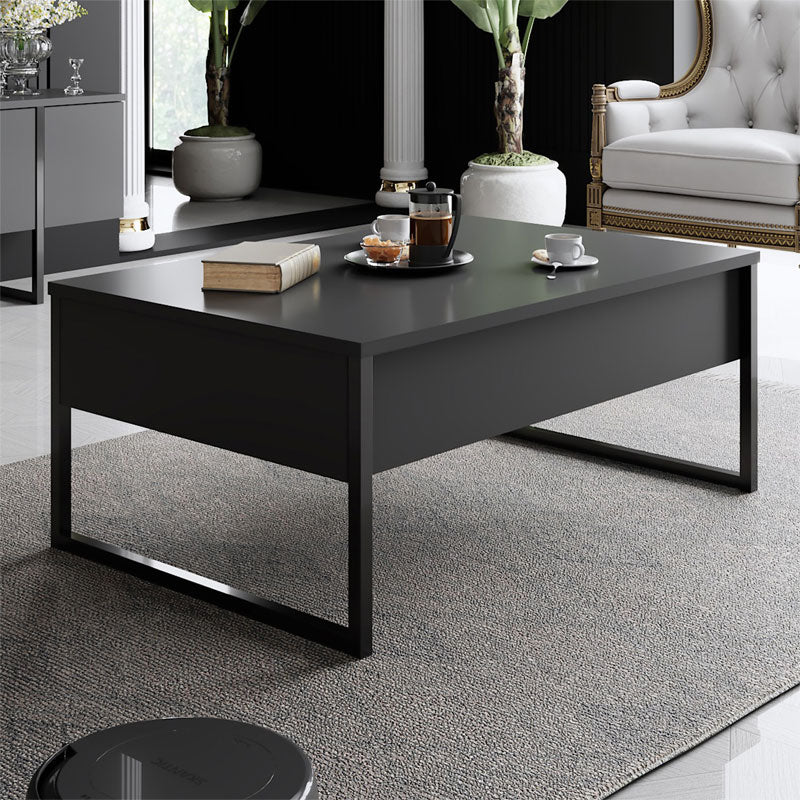 Coffee table PWF-0626 pakoworld anthracite-black 90x60x40cm