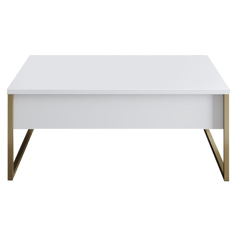 Coffee table PWF-0626 pakoworld white-gold 90x60x40cm