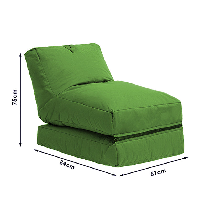 Bean bag armchair-bed Dreamy pakoworld waterproof green