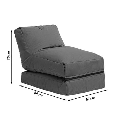 Bean bag armchair-bed Dreamy pakoworld waterproof black