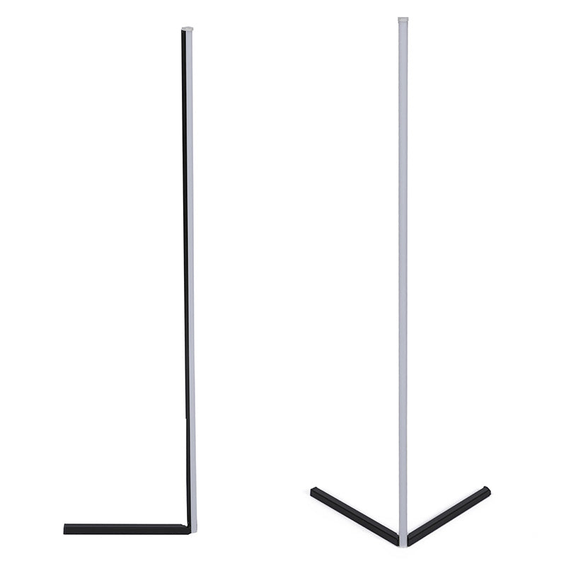 Floor lamp Esthetic  pakoworld LED black 30x2x130cm